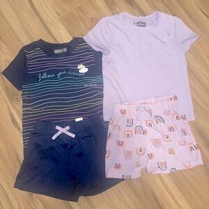 Eddie Bauer Size 5/6 Dreamy Kids Pajama Set - Purple and Navy